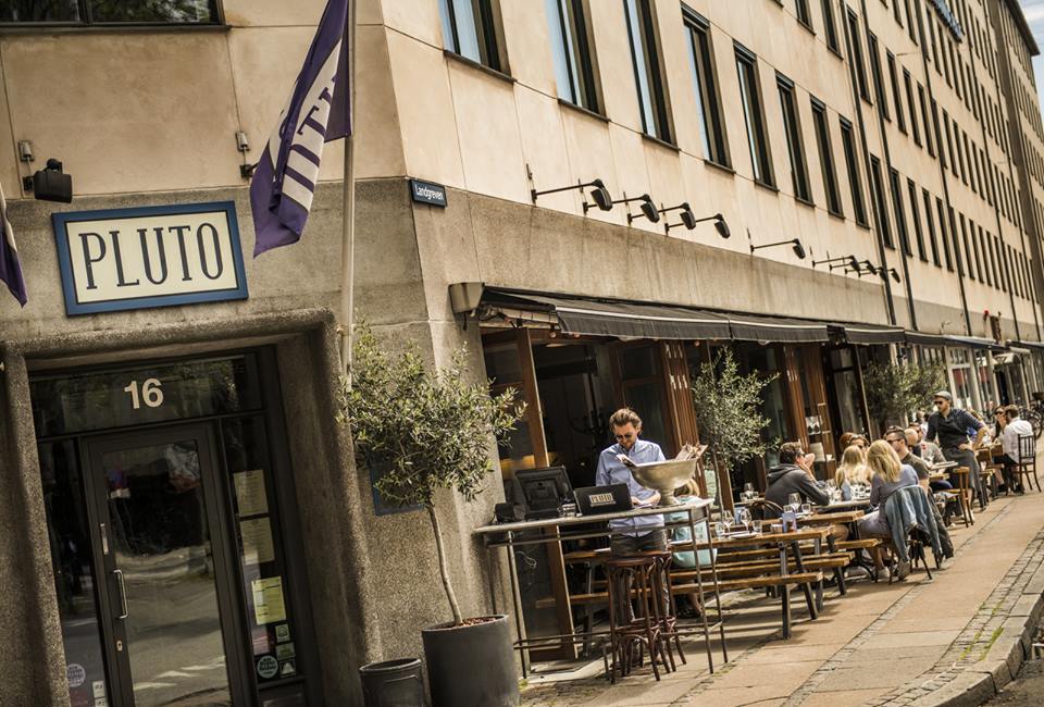 Pluto restaurant med udendørsservering København